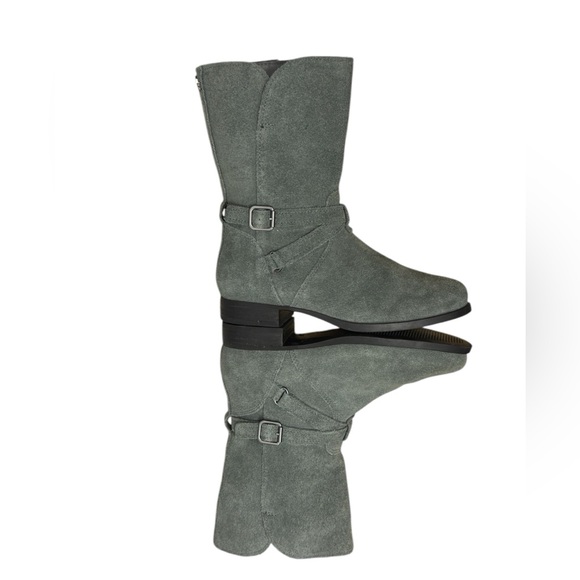 New! Koolaburra by UGG suede leather boots, Elista Moto shoes, size 5 - Picture 6 of 12